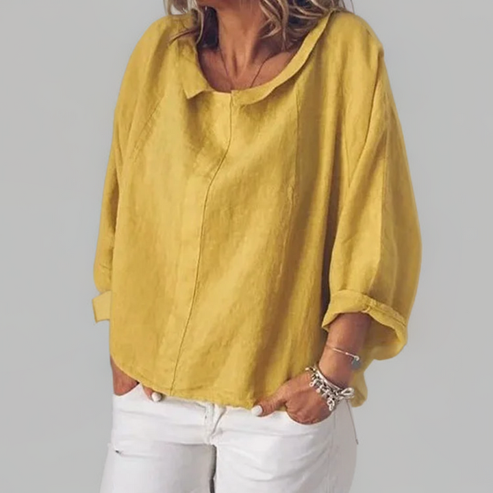 Women's Loose long-sleeved blouse