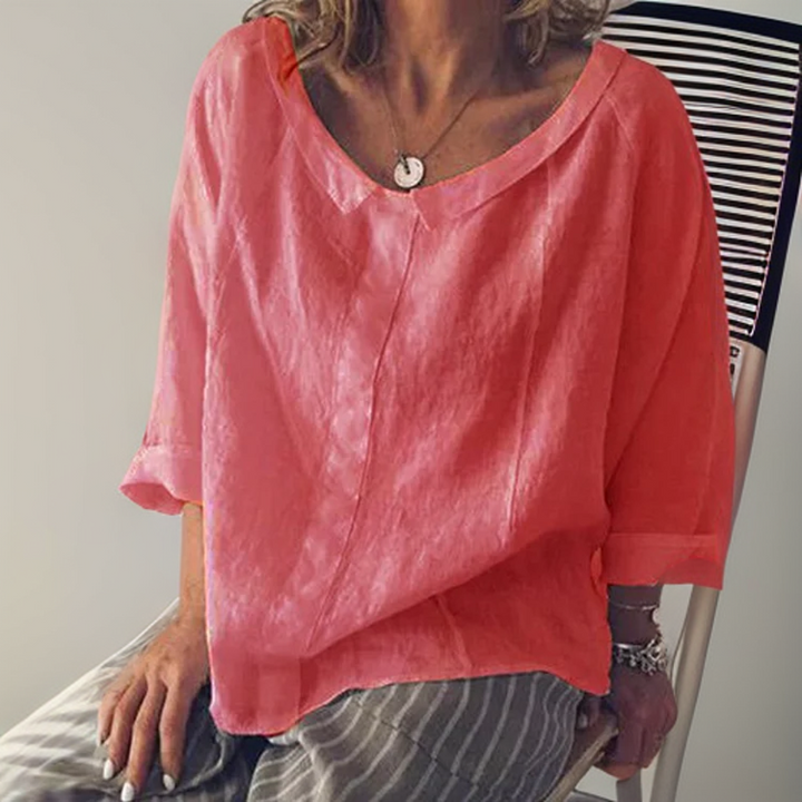 Women's Loose long-sleeved blouse