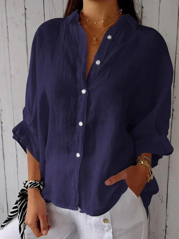 Kinsley | Casual Button-Up Top