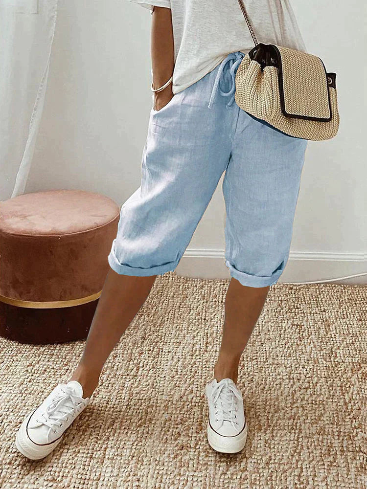 Scottie | Cotton-Linen Women's Pants