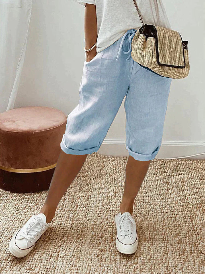 Scottie | Cotton-Linen Women's Pants