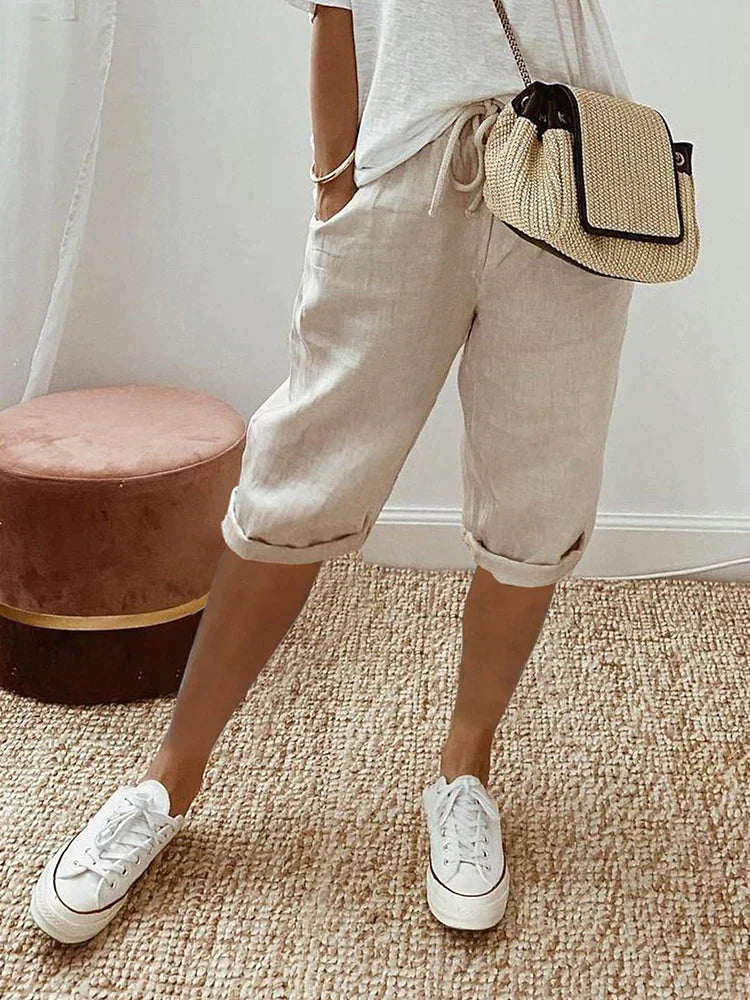 Scottie | Cotton-Linen Women's Pants