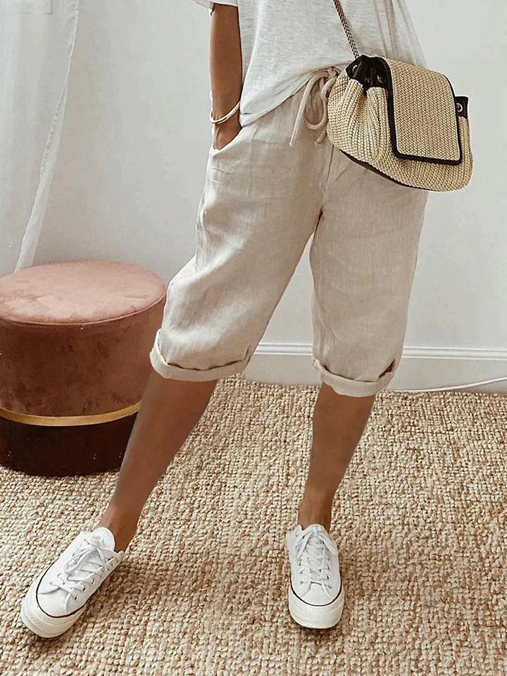 Scottie | Cotton-Linen Women's Pants