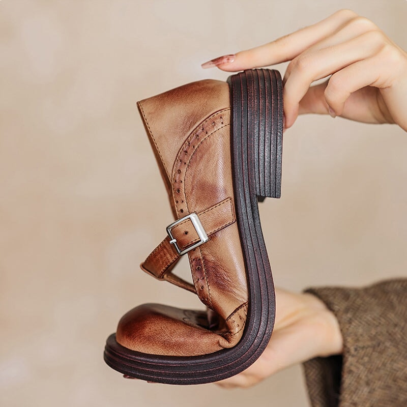 Women's elegant leather Shoes