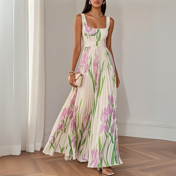 Women's Elegant Floral Maxi Dress