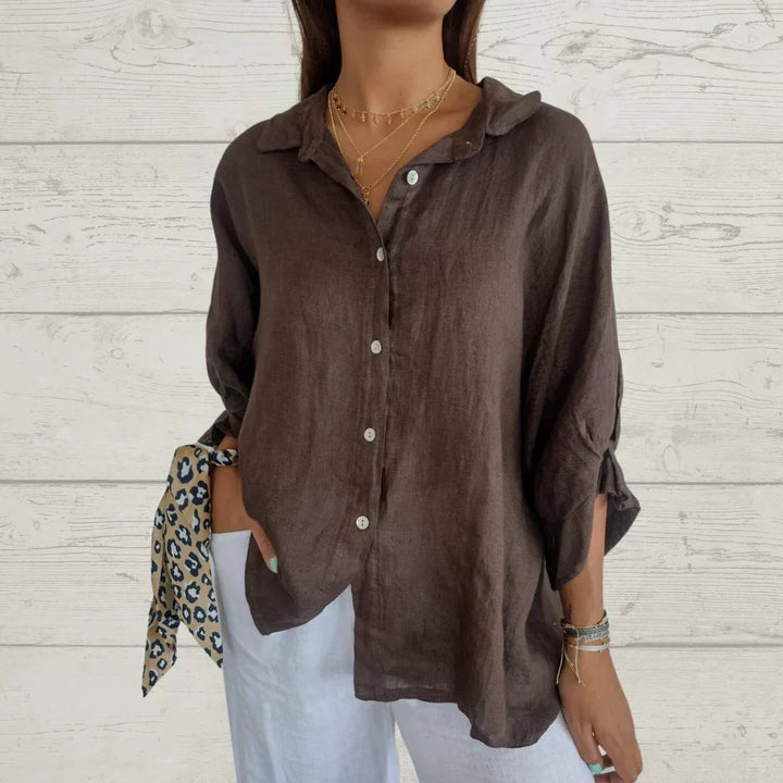 Kinsley | Casual Button-Up Top