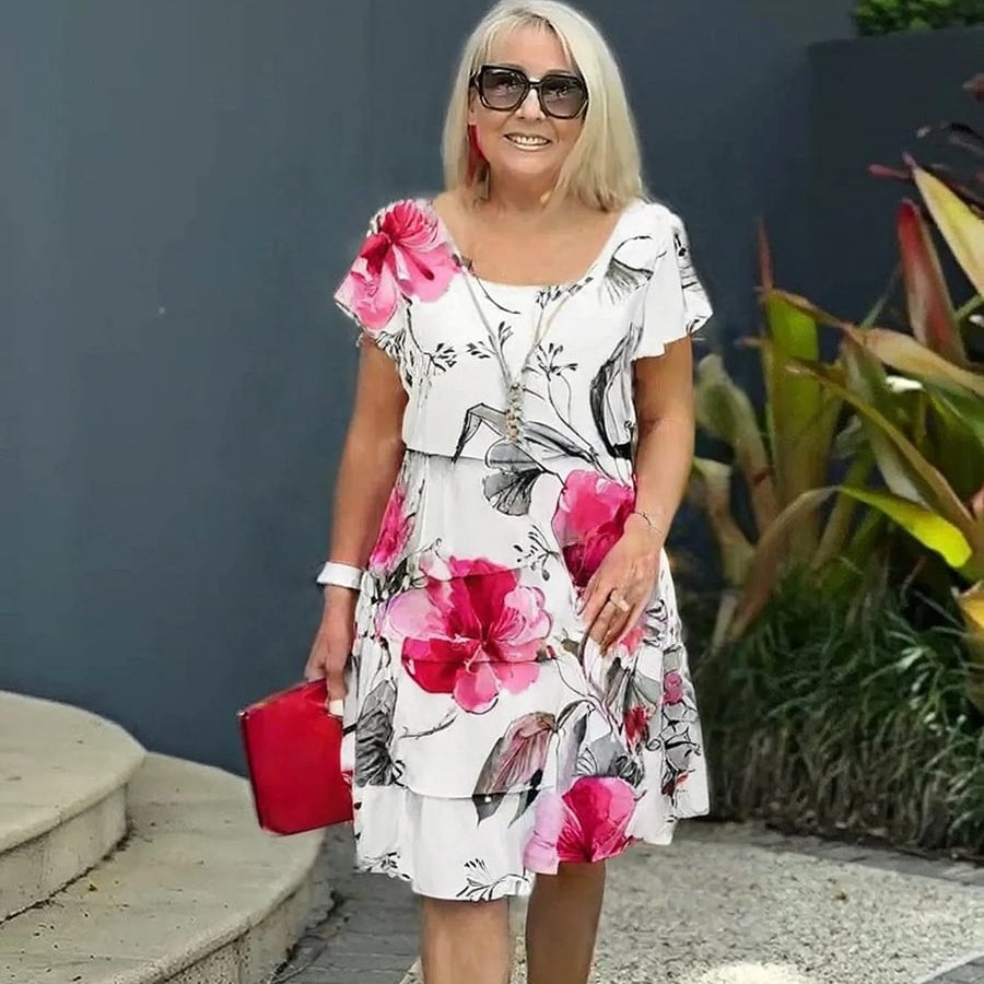 Abigail | Graceful Floral Elegance Dress