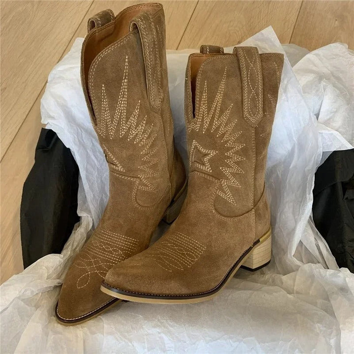Women's Embroidered Cowboy Boots