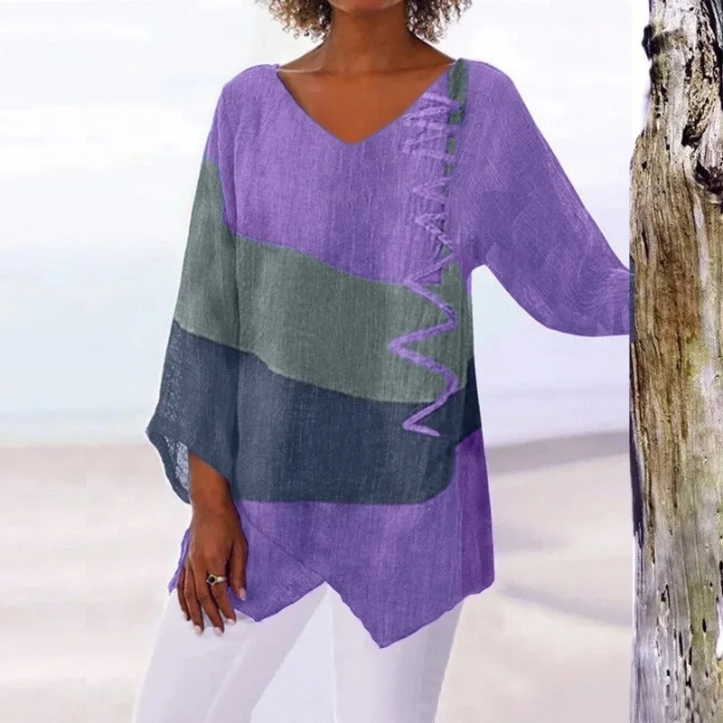 Raelyn | V-Neck Summer Top