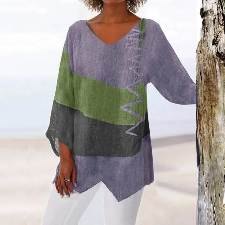 Raelyn | V-Neck Summer Top